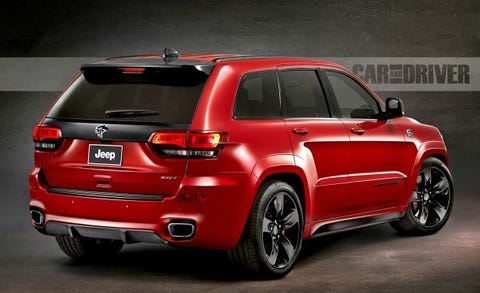 Pretty Much Confirmed 2017 Jeep Grand Cherokee Srt Trackhawk To 2017 Jeep Grand Cherokee Trackhawk Artist S Rendering