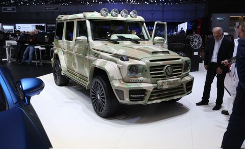 Mansory Sahara Edition: A Camo'd G-wagen with F&amp;num;&amp;commat;&amp;percnt;ing Falcons on the Headrests