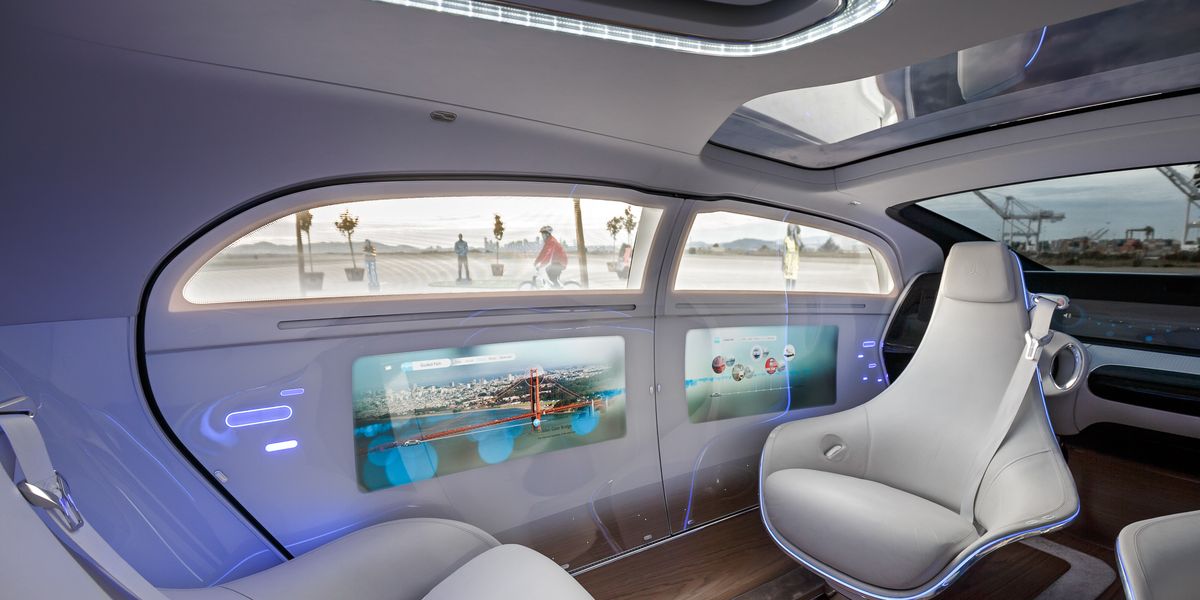 Mercedes Benz F 015 Luxury In Motion Concept We Ride In Daimler S Half Baked Bean News Car And Driver