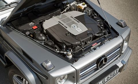 2016 Mercedes-Benz G65 AMG twin-turbocharged 6.0-liter V-12 engine