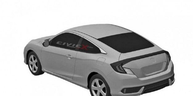  Honda Civic Sedan y Coupe revelados a través de dibujos de patentes - Noticias - Car and Driver