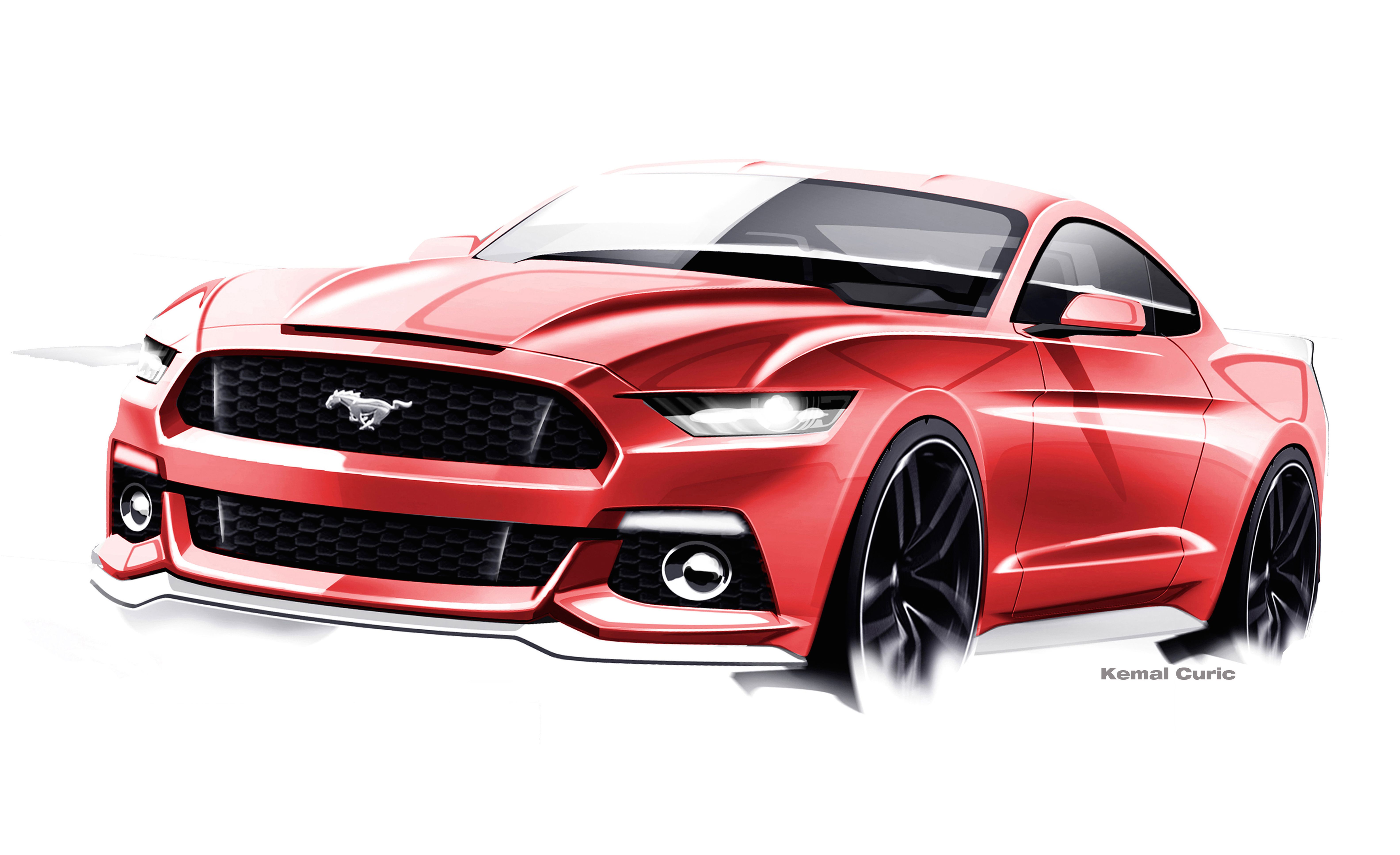 Ford Mustang Drawing