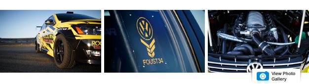 Tanner Foust's Rockstar Energy Volkswagen Passat Drift Car