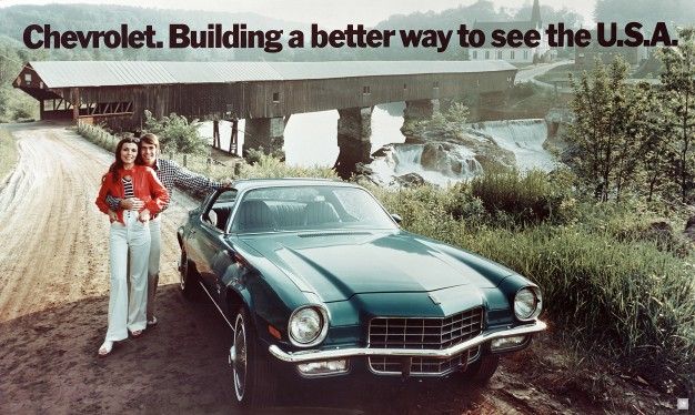 1972 chevrolet camaro advertisement