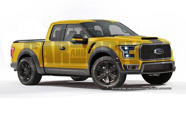 Next-Generation Ford F-150 Performance Pickup Rendered