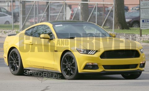 First Photos 2016 Ford Mustang With New Black Accent Package