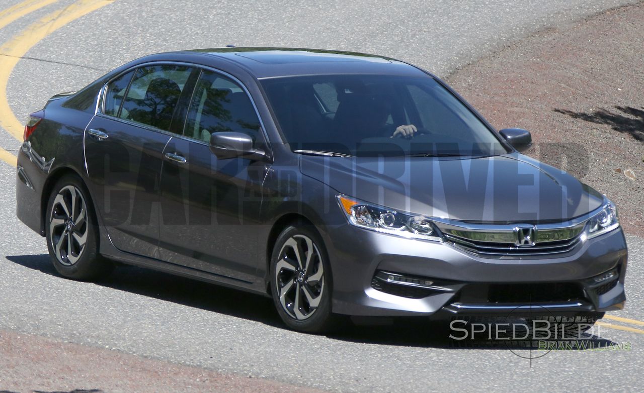 EXCLUSIVE: 2016 Honda Accord Sedan Caught Undisguised!