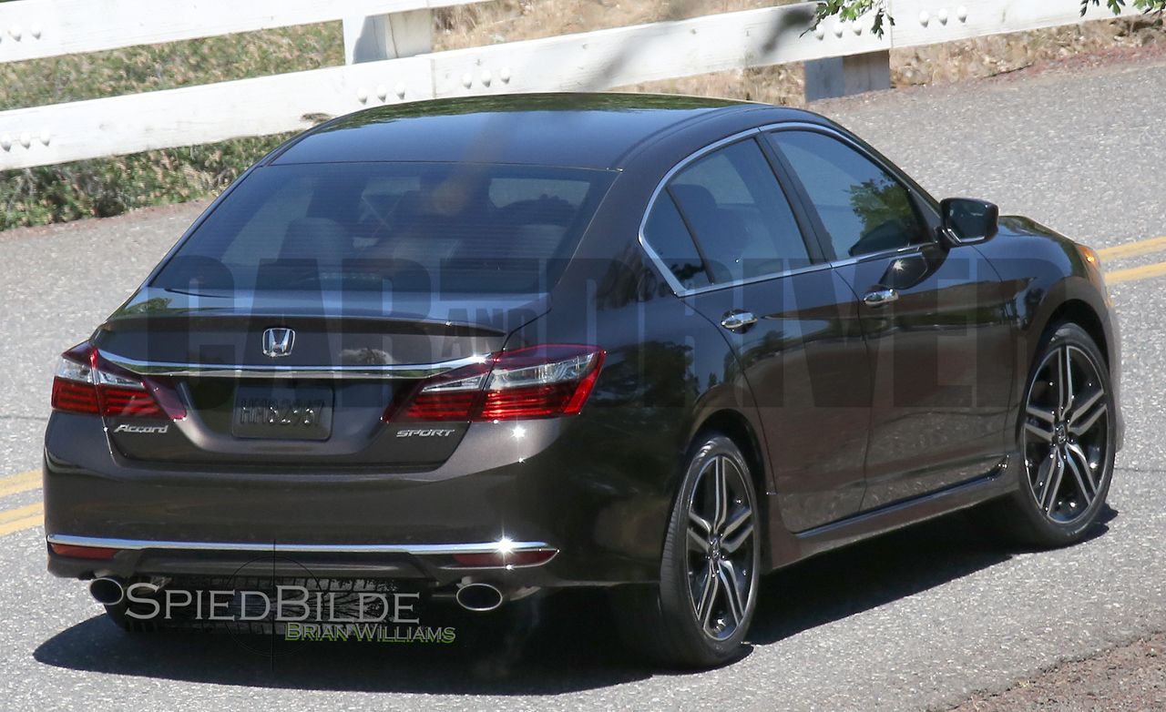 EXCLUSIVE: 2016 Honda Accord Sedan Caught Undisguised!