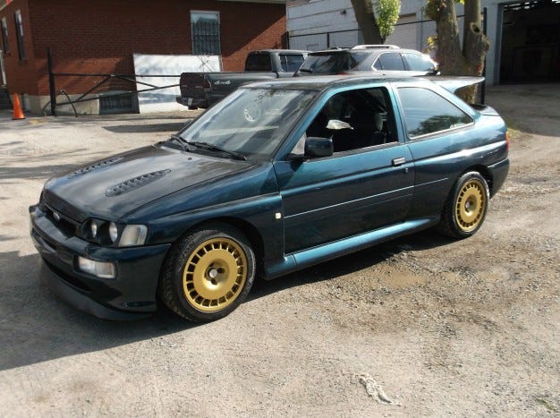  Rare Rally Master Echa un vistazo a este Ford Escort RS Cosworth en eBay
