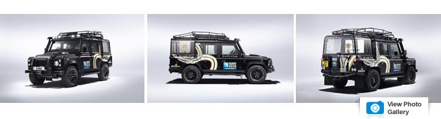 Land Rover Defender to Carry the Rugby World Cup Trophy