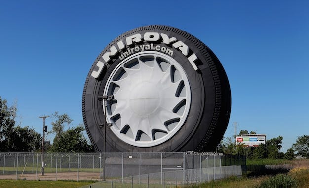 Detroit's Iconic Giant Uniroyal Tire Turns 50—Here's Its History – News ...