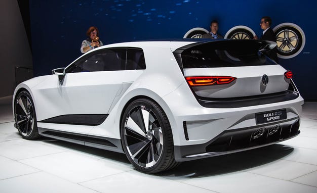 VW Golf GTE Concept Is the World's Raciest Plug-In GTI – News – Car and ...