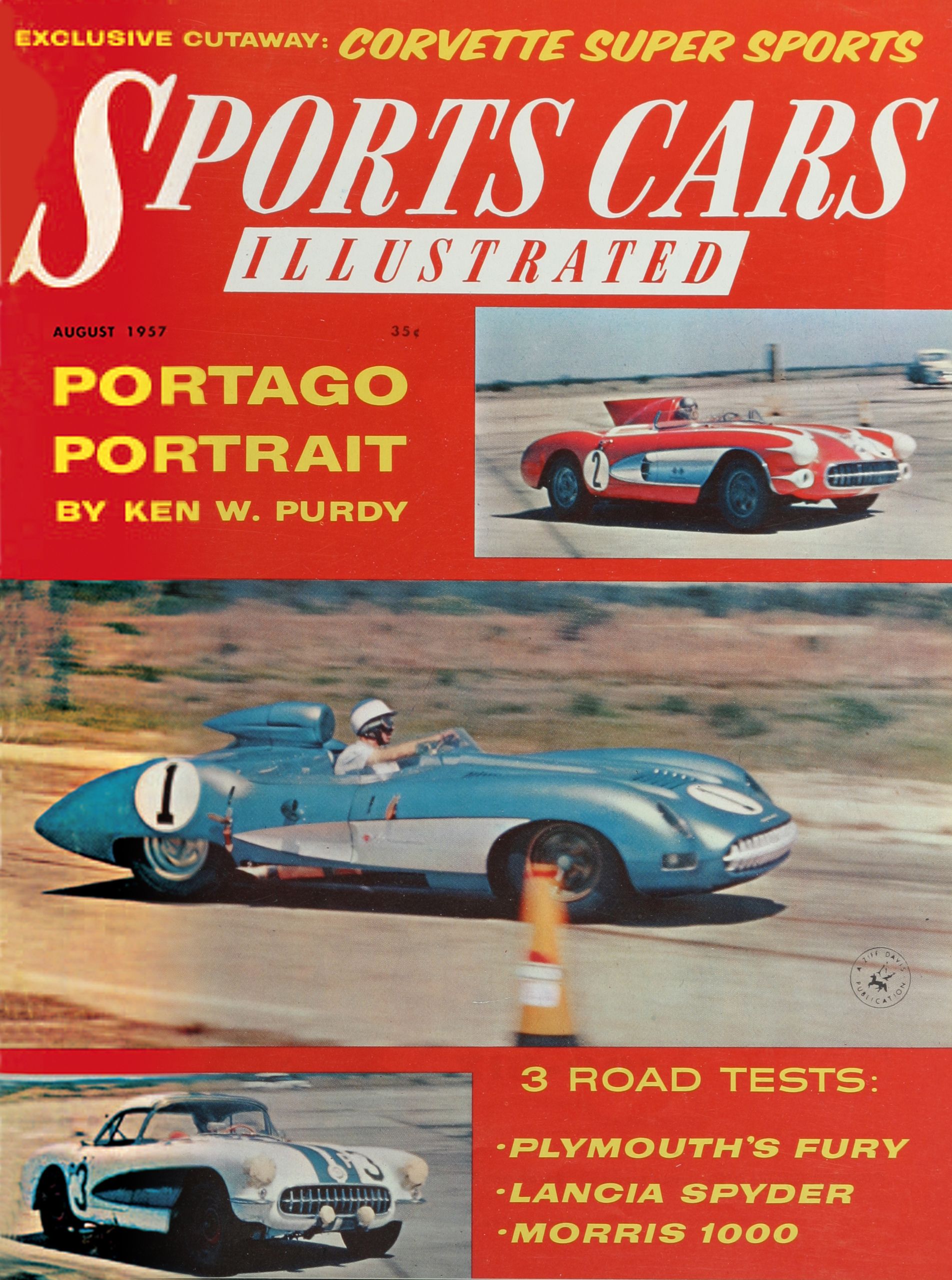 1950s Sports Cars Illustrated Magazine Covers