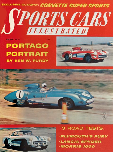 Sports Cars Illustrated, August 1957