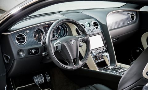 2016 bentley continental gt speed interior