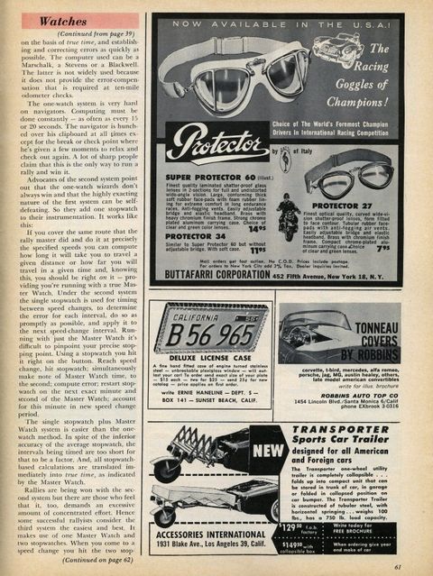 1958 automotive accessories ads