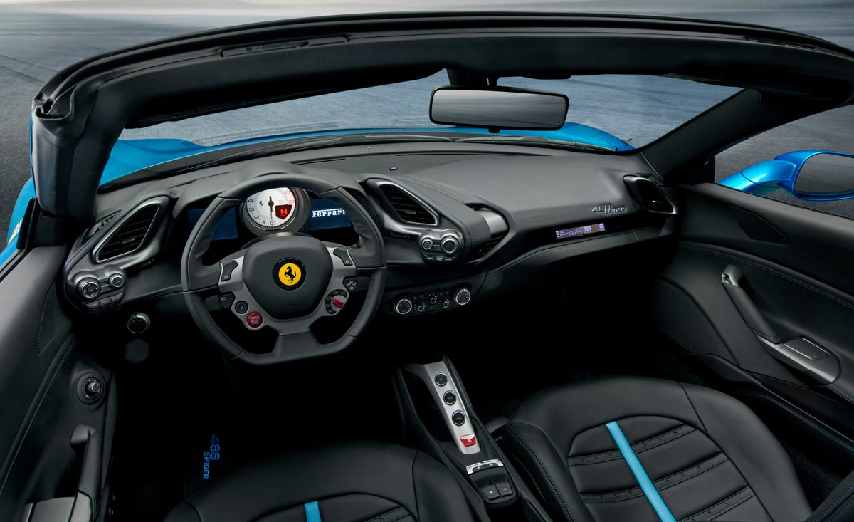 Ferrari 488 GTB Interior Details