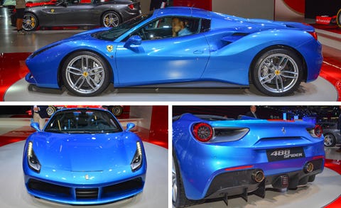 2016 Ferrari 488 Spider The 488gtb Gains A Folding Roof