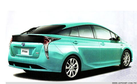 Purported 2016 Toyota Prius Specs Photos Leaked News Car And Driver 2016 Toyota Prius Phev Rendering