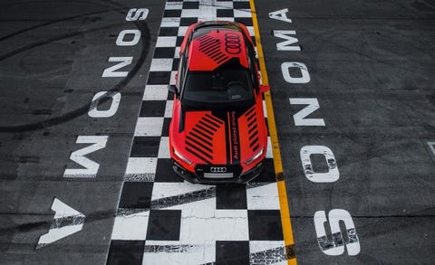 Audi S Self Racing Rs7 Prototype Attacks A U S Racetrack Without A