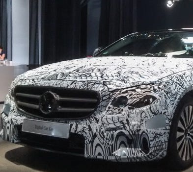 2017 mercedes benz e class camouflaged