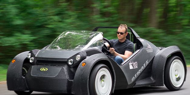 We the Wheel of the World's First 3D-Printed Car – Car and Driver