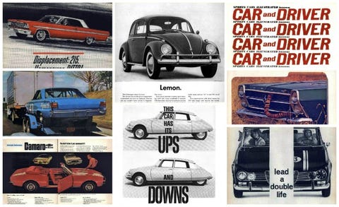 40 Excellent Car Ads From The Swinging Sixties