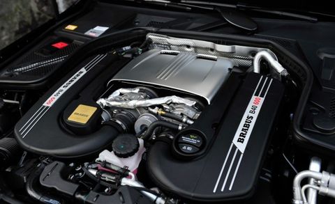 Brabus 600 C63 S twin-turbocharged 4.0-liter V-8 engine