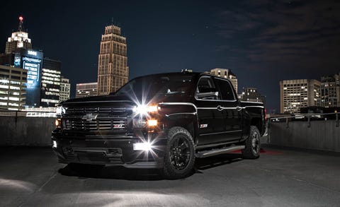 2015 Chevrolet Silverado 1500 Midnight Edition 4x4, the at Night