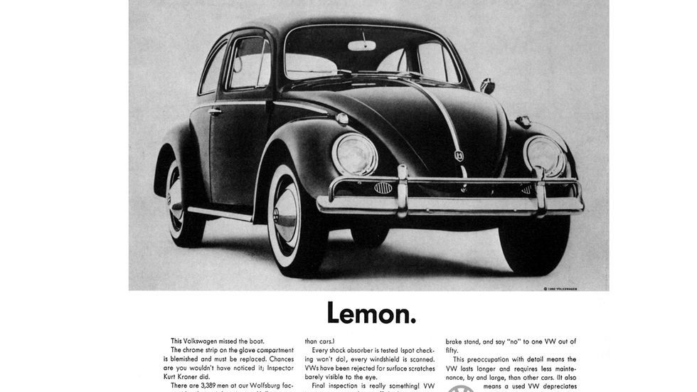 volkswagen beetle advertisement