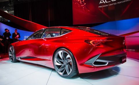 Acura Precision Concept Rear Three Quarter, NAIAS