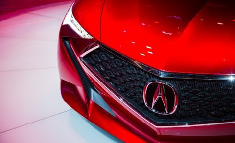 Acura Precision Concept Headlamp and Grille, NAIAS