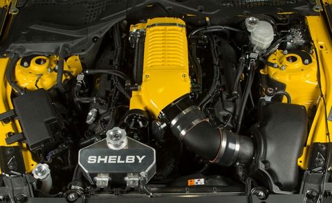 Shelby Terlingua Mustang supercharged 5.0-liter V-8 engine