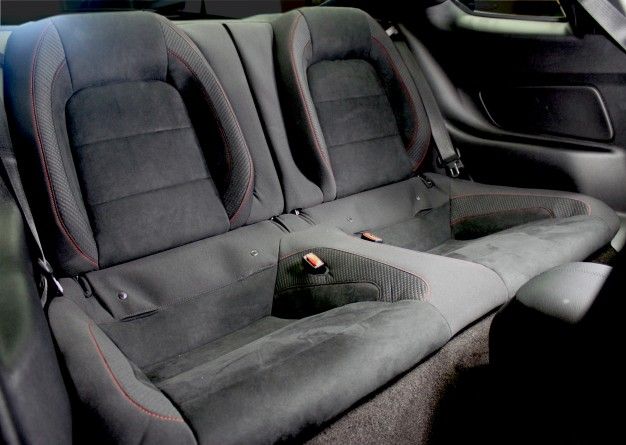 Shelby GT350R Mustang back seat