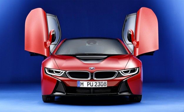 BMW i8 Protonic Red Edition: A Red-and-Gray Hybrid for England – News – and Driver