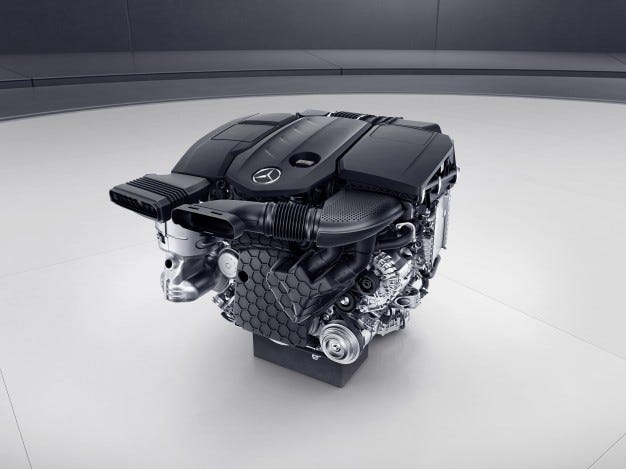 Take a Peek at the New Mercedes Four-Cylinder Diesel – News – Car and Driver