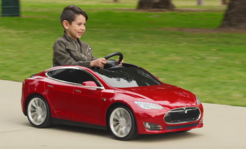 Radio Flyer Tesla Model S Ride-On Toy