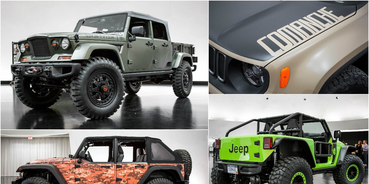  Todos los conceptos de Crazy Jeep creados para el 0th Easter Jeep Safari