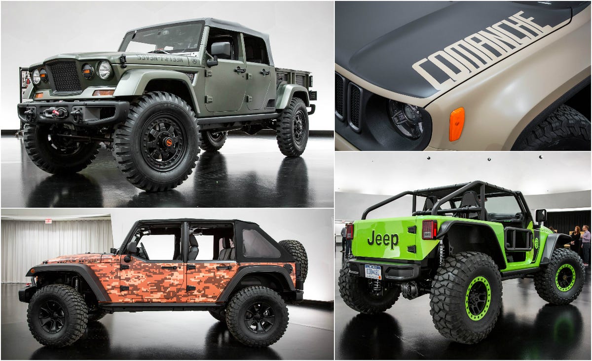 Todos los conceptos de Crazy Jeep creados para el 0th Easter Jeep Safari safari 1980 Todos los conceptos de Crazy Jeep creados para el 0th Easter Jeep Safari