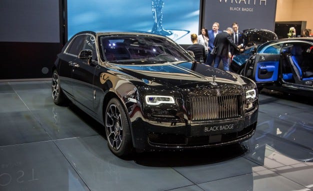 Rolls-Royce Black Badge Ghost and Wraith Invoke Restless Spirits