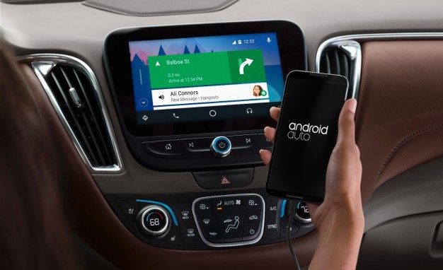 Android Auto in a Chevrolet