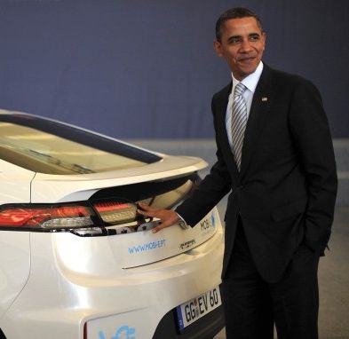 president obama with plug in