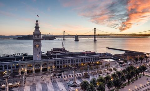 Ferry Building Sunrise - San Francisco Embarcadero