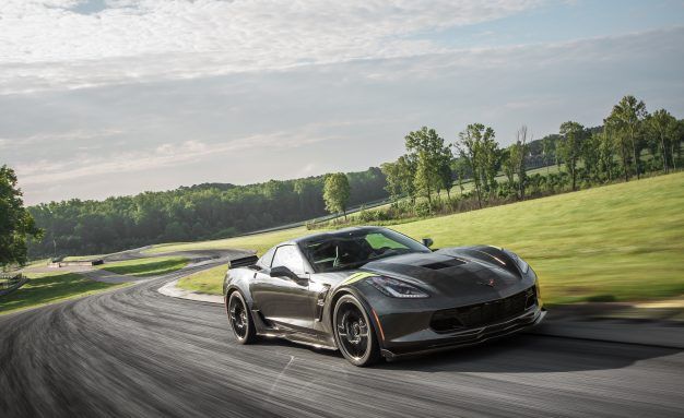 Basically, the Grand Sport is a Z06 with 460 horsepower instead of 650. Like the Z06, it’s weaponized fiberglass, just with a little less fissile material. Equipped with the $7995 Z07 package, which adds Michelin Pilot Sport Cup 2 tires and carbon-ceramic brakes, the Grand Sport clings to Turn 1 with 1.19 g’s of grip, a close second to the Z06’s 1.20 g’s, the most grip we’ve ever recorded in that corner.