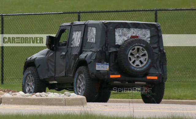 2018 Jeep Wrangler's Uncovered Face Comes Into View – News – Car And Driver