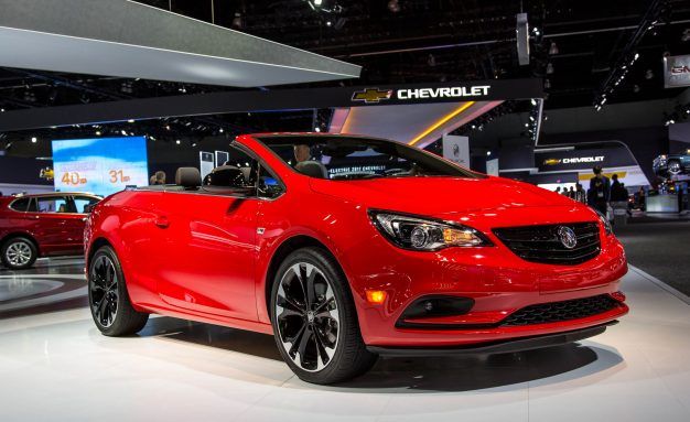 red 2017 buick cascada sport touring