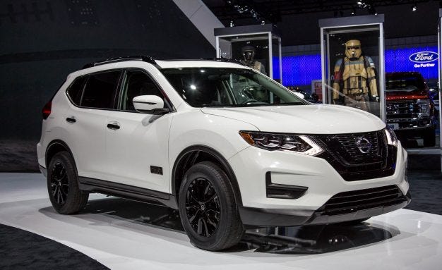 2017 Nissan Rogue Star Wars Special Edition Comes with Death Trooper Helmet