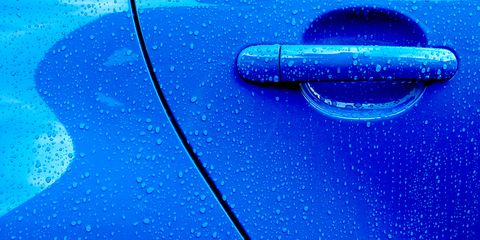 Blue, Automotive exterior, Electric blue, Azure, Vehicle door, Majorelle blue, Hood, Cobalt blue, Automotive window part, Classic car, 