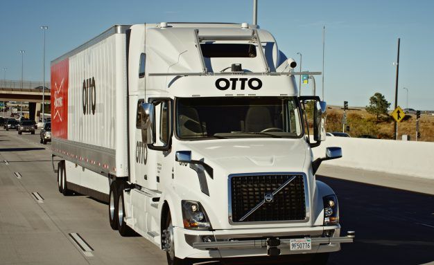 Otto self driving truck Uber autonomous