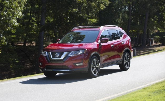 2017 nissan rogue hybrid placement